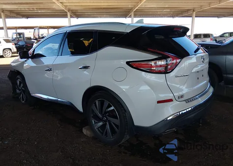 2018 Nissan Murano Platinum from USA, damaged, VIN 5N1AZ2MG6JN179335